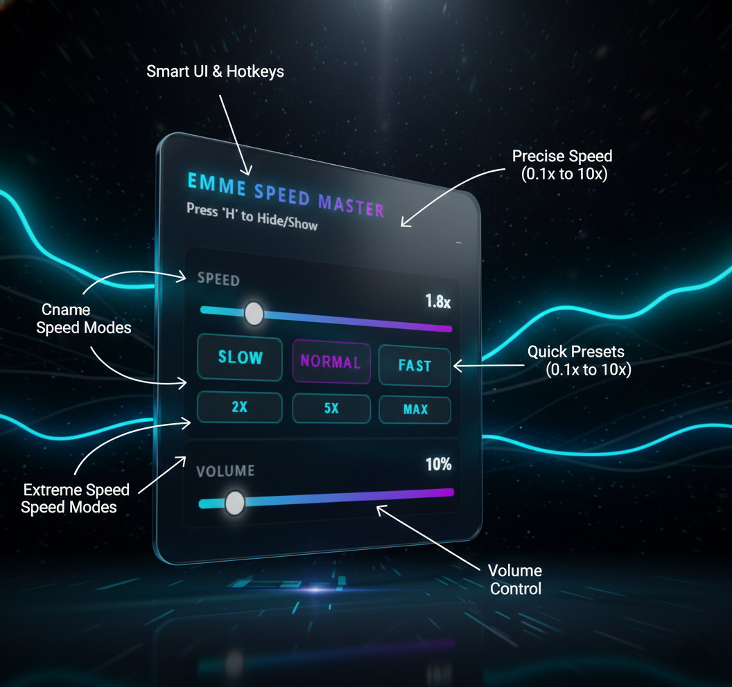 Video Speed Master — Browser Playback Controller preview 1