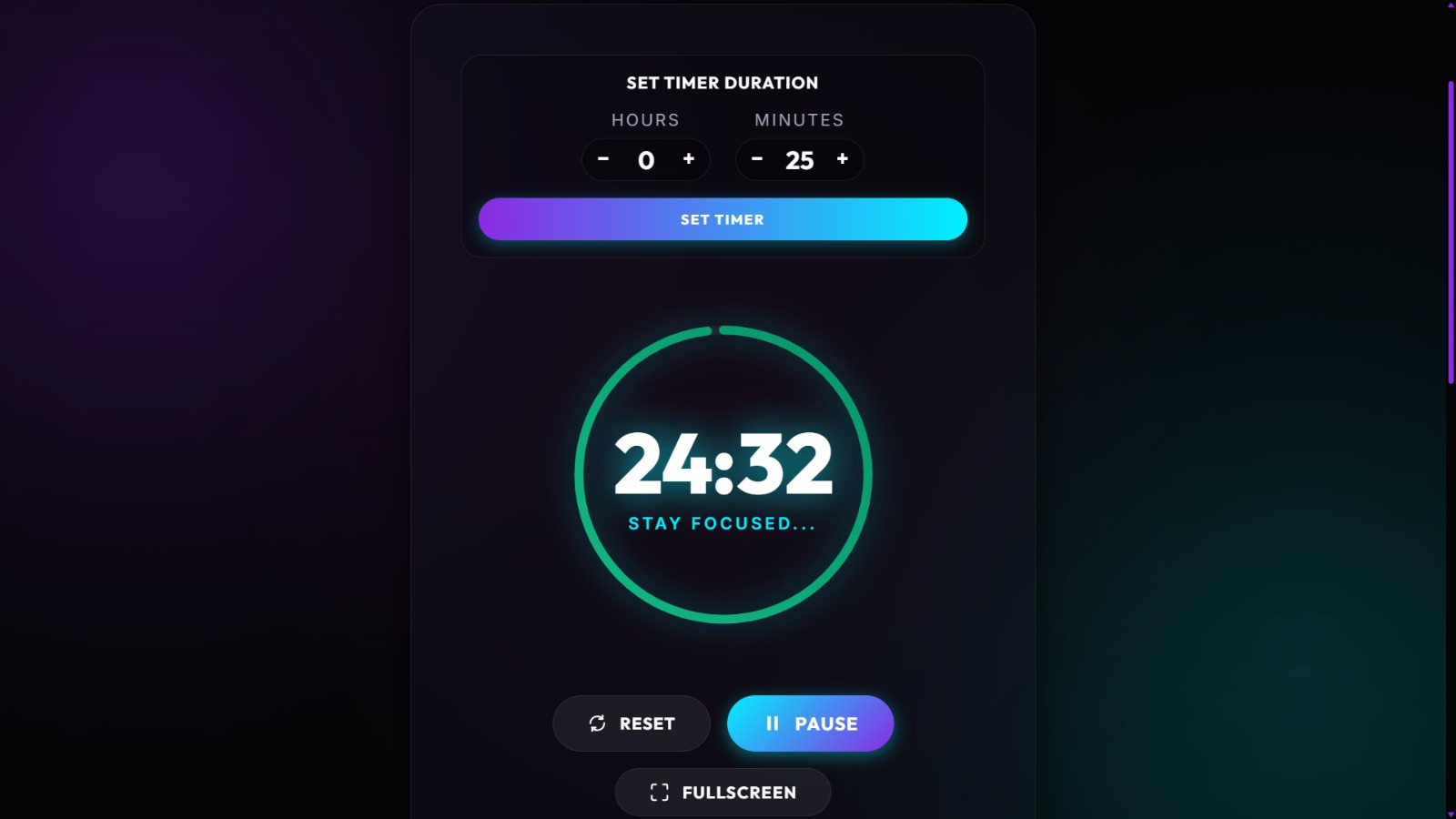 EM.Focus — Distraction-Free Productivity Web App preview 1